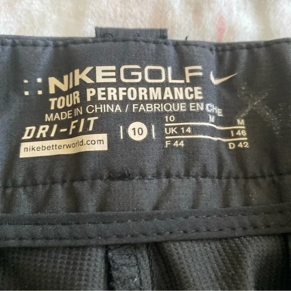 Sz 10 Nike Repel Active Golf Pants Black - Picture 3 of 11